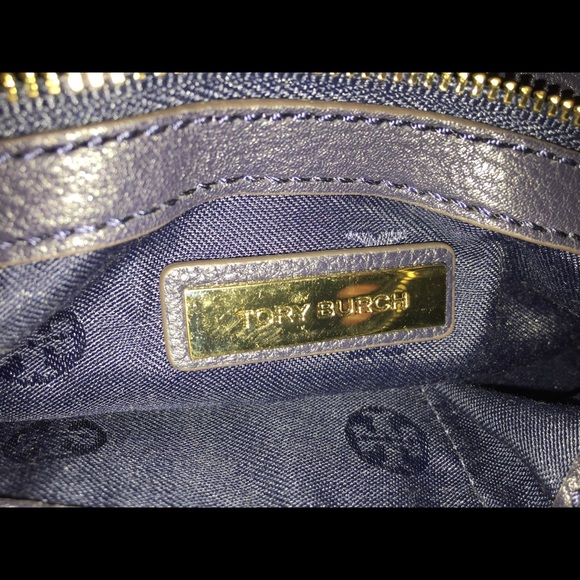 Tory Burch Handbag Dark Blue - Picture 5 of 5